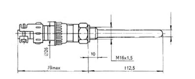 Схема приемника термометра П-1