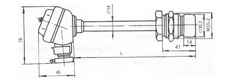 Схема термопреобразователя ТСП-8044Р
