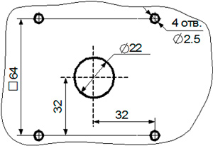 Рис.2. Схема монтажа ДУ-001, ДУ-002 датчика уровня