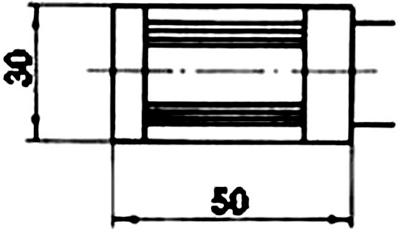 Рис.1. Схема габаритных размеров ТЭП-012 датчика измерения температуры